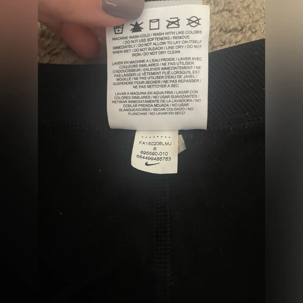 Nike Pro Dri-Fit Full Length Active Wear Metallic Snake Skin Leggings, Size S - Image 11