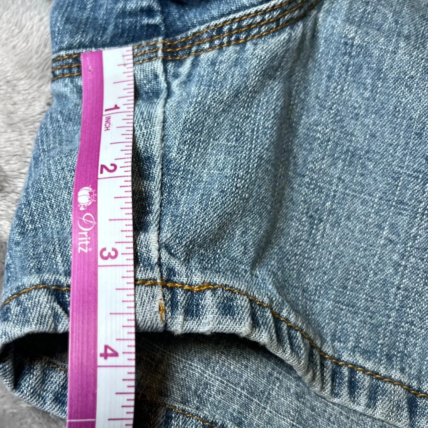 Ralph Lauren Polo Jeans Company Jean Shorts Womens 8 Blue Denim Casual Summer - Image 9