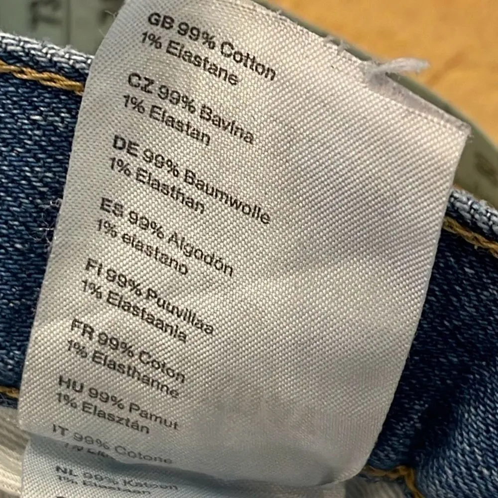 Weekday Womens Body High Rise Bleecker Cone Mom Jeans Light Wash Size 29 - Image 9