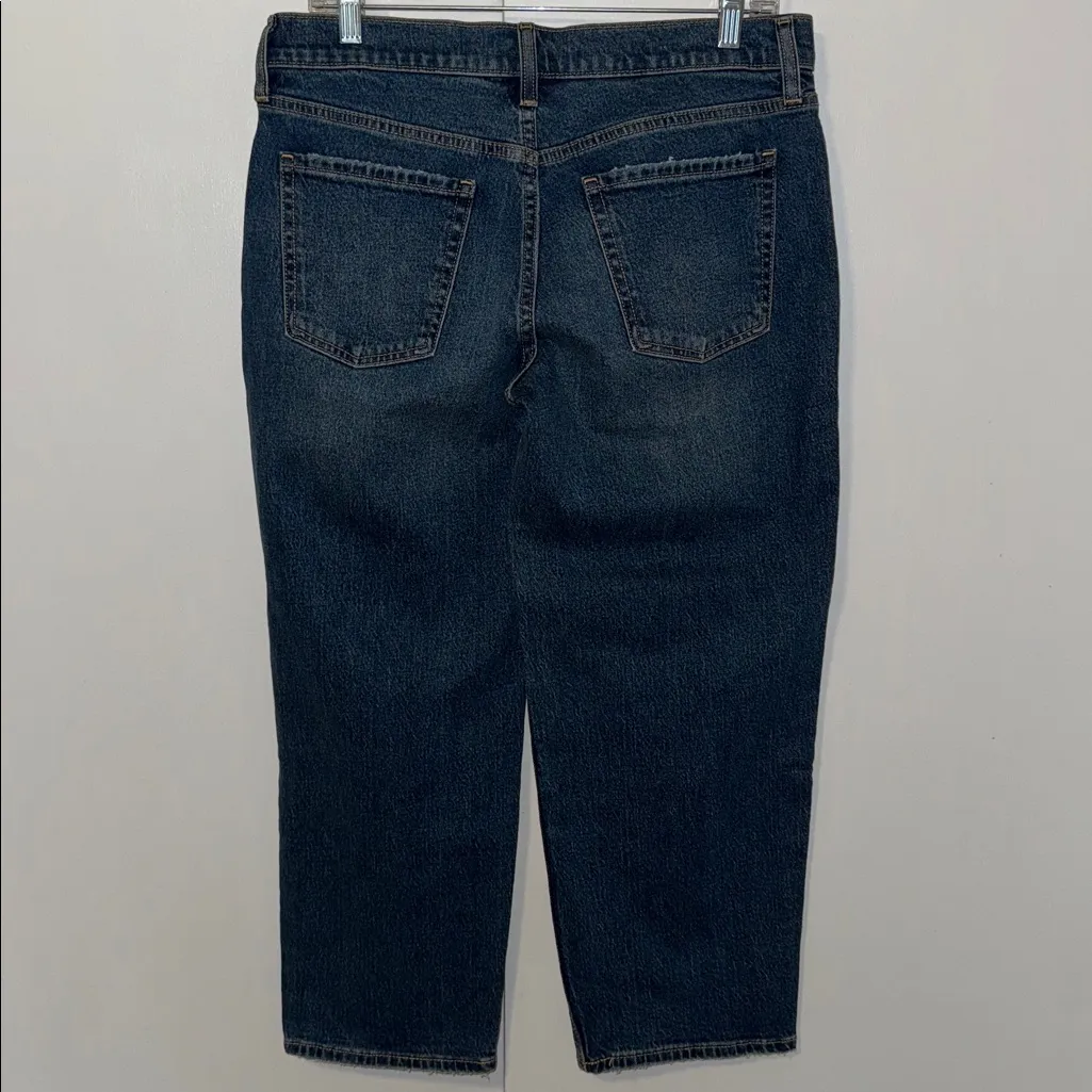 Old Navy Mid Rise Boyfriend Loose Straight Leg Jeans Women’s Size 6 Petite 6P - Image 7