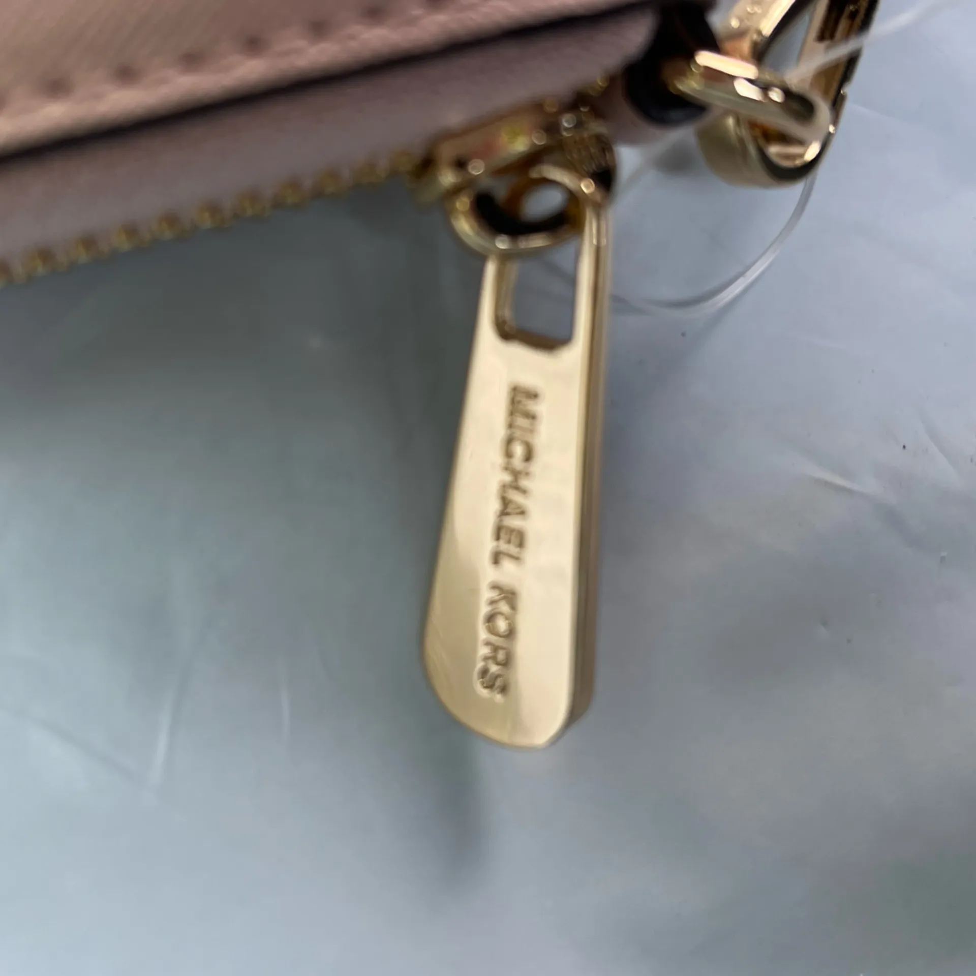 Michael Kors Jet Set Leather Phone Case Wristlet Wallet Blossom Pink 35S9GTVE7L - Image 5