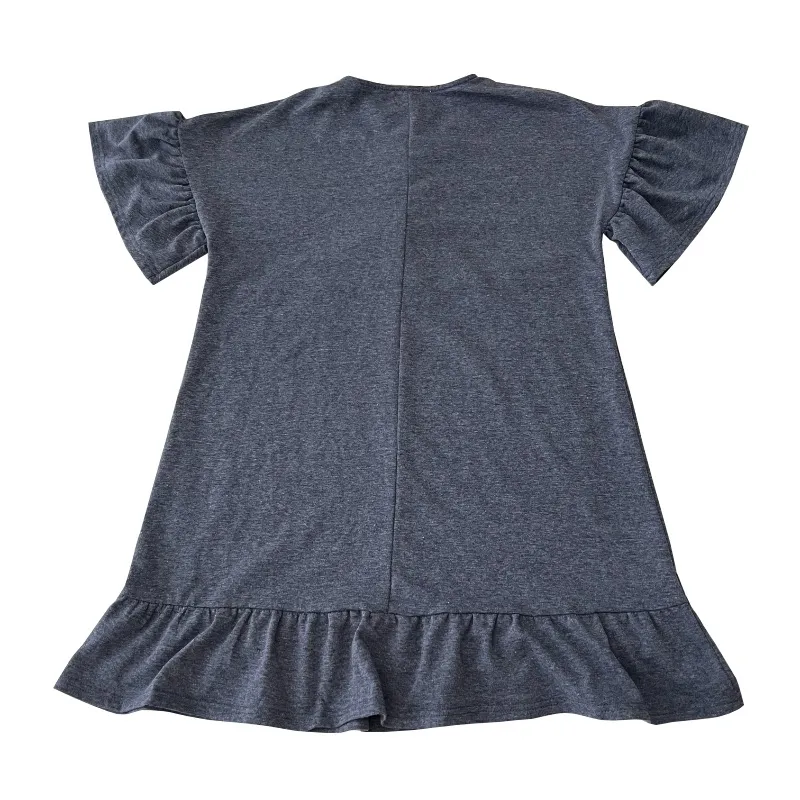 Loveriche Blue Ruffle‎ Sleeve Tunic Top - Image 3