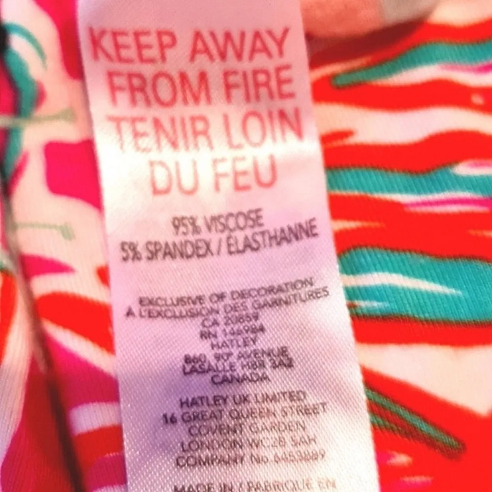 HATLEY Dress in Kauai Floral Tropics Print Pink Size L - Image 15