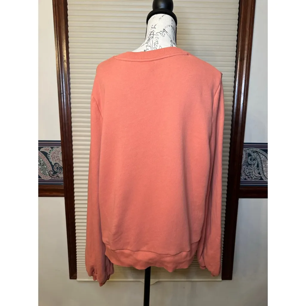 A new day XXL Orange Crew Neck Sweatshirt - Image 7