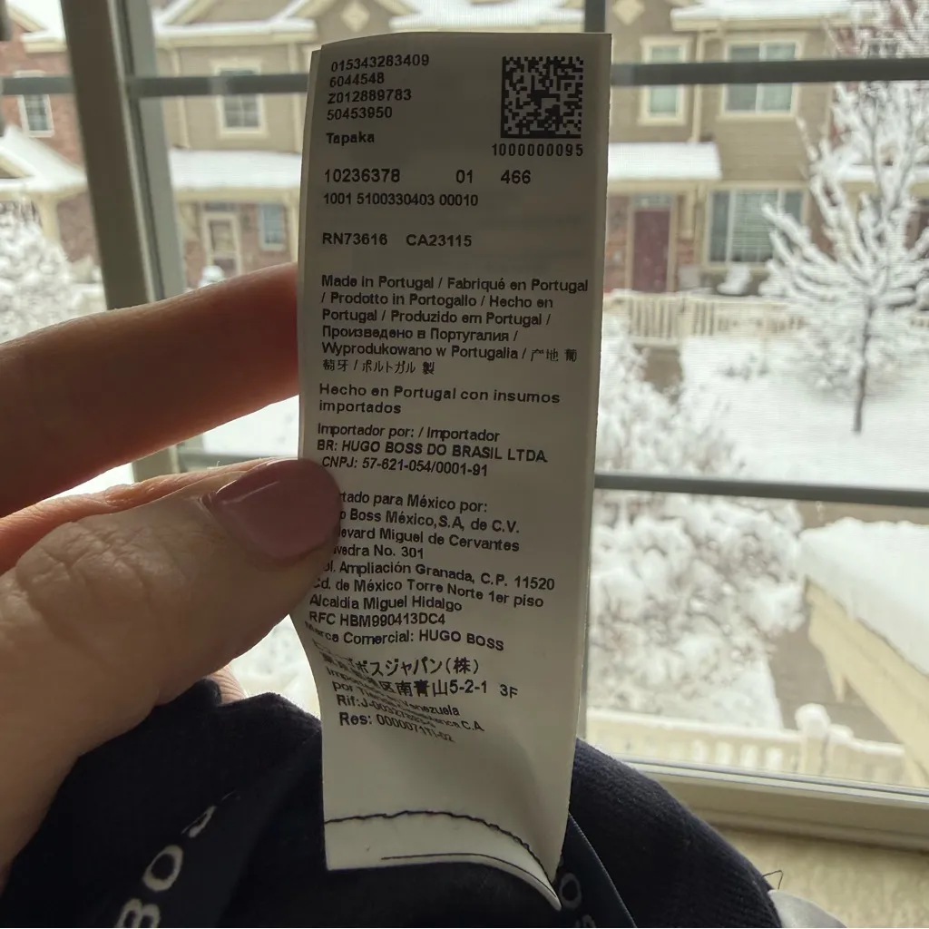 Hugo Boss BOSS Tapaka Wide Leg Crop Pants – Size 8 (EU 40 / UK 12) Blue - Image 6