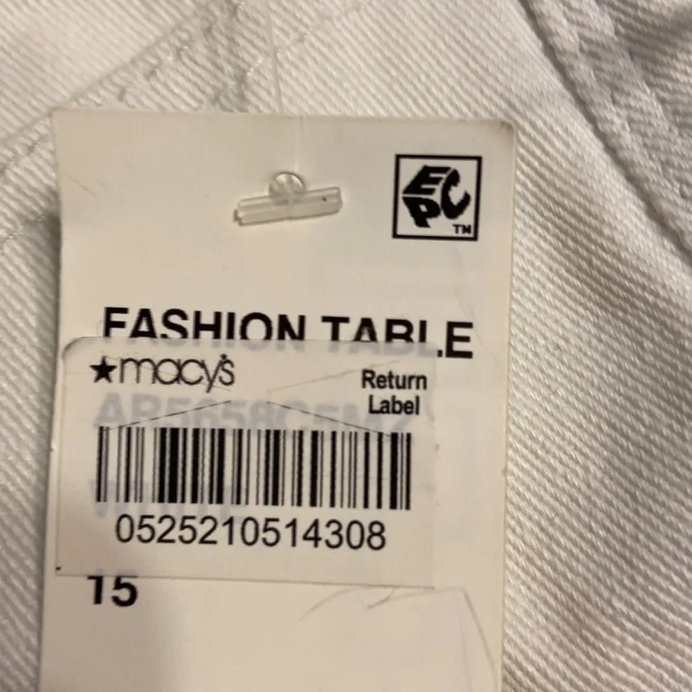 Indigo Rein Ankle White Jeans Pants size 15 R brand new with tags inseam 27” - Image 16