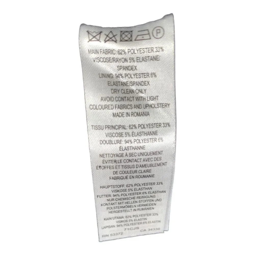 French Connection Classic Women's Black Whisper Ruth Flare Dress Size 6 - Image 5