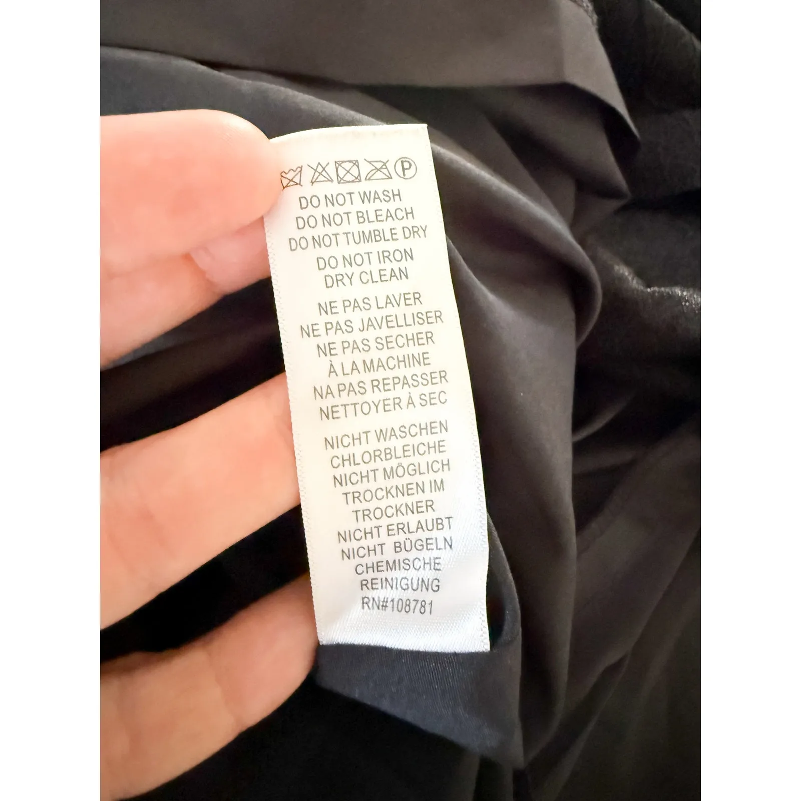 Aidan by Aidan Mattox | One Shoulder Flapper Style Black Dress with Fringe | 4 - Image 8