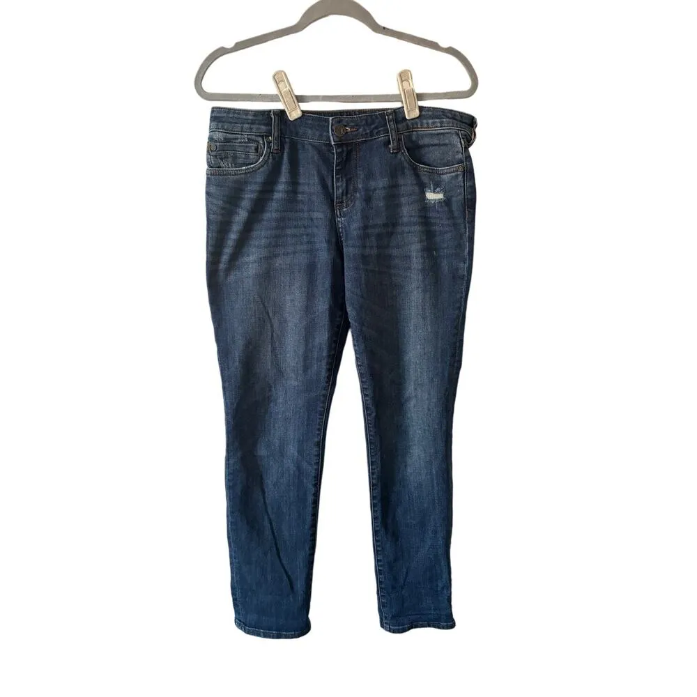 KUT Catherine High Rise Boyfriend Jean Size 8 - Image 3