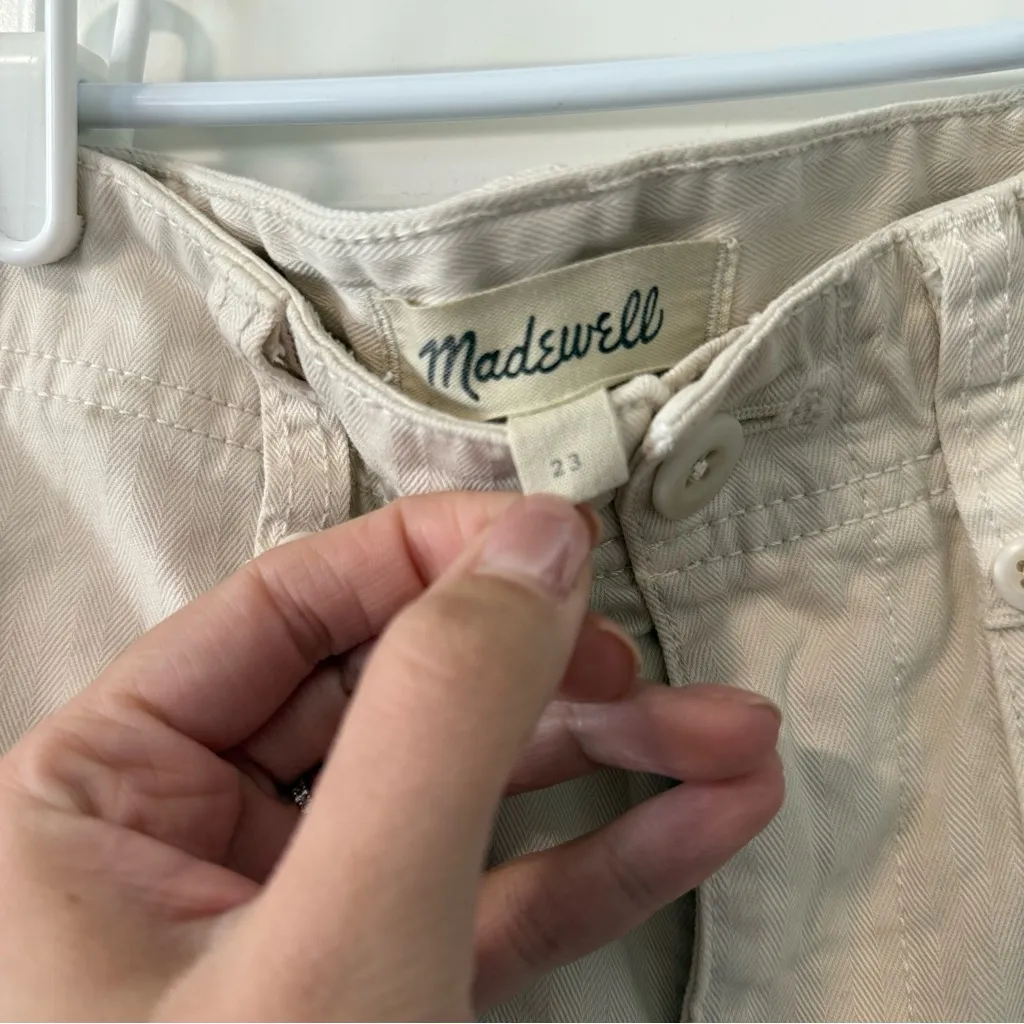 Madewell The Perfect Vintage Wide-Leg Pant:
Utility Edition in Vintage Linen - Image 8