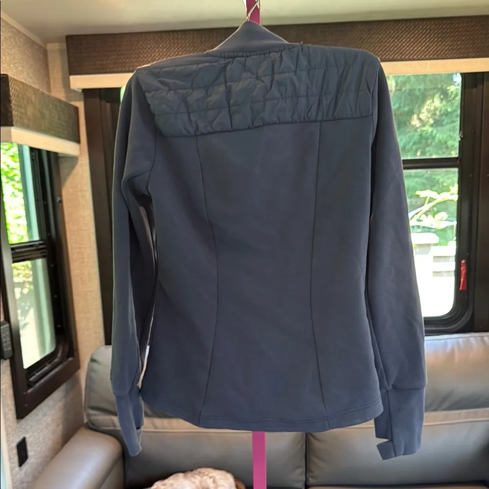 Avalanche Blue Puffer Jacket with High Collar size Small - Image 7