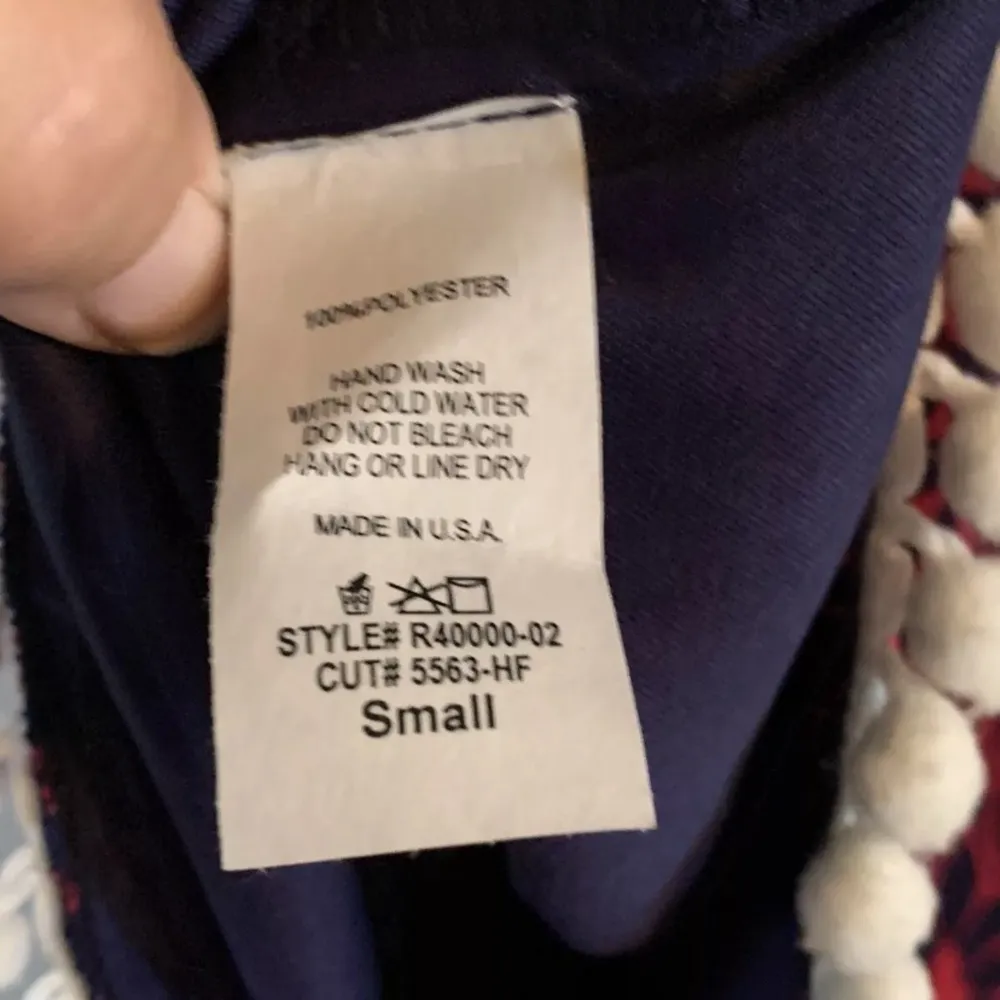 NWOT  Boutique Sleeveless Romper Size Small Navy & Pink Print - Image 12