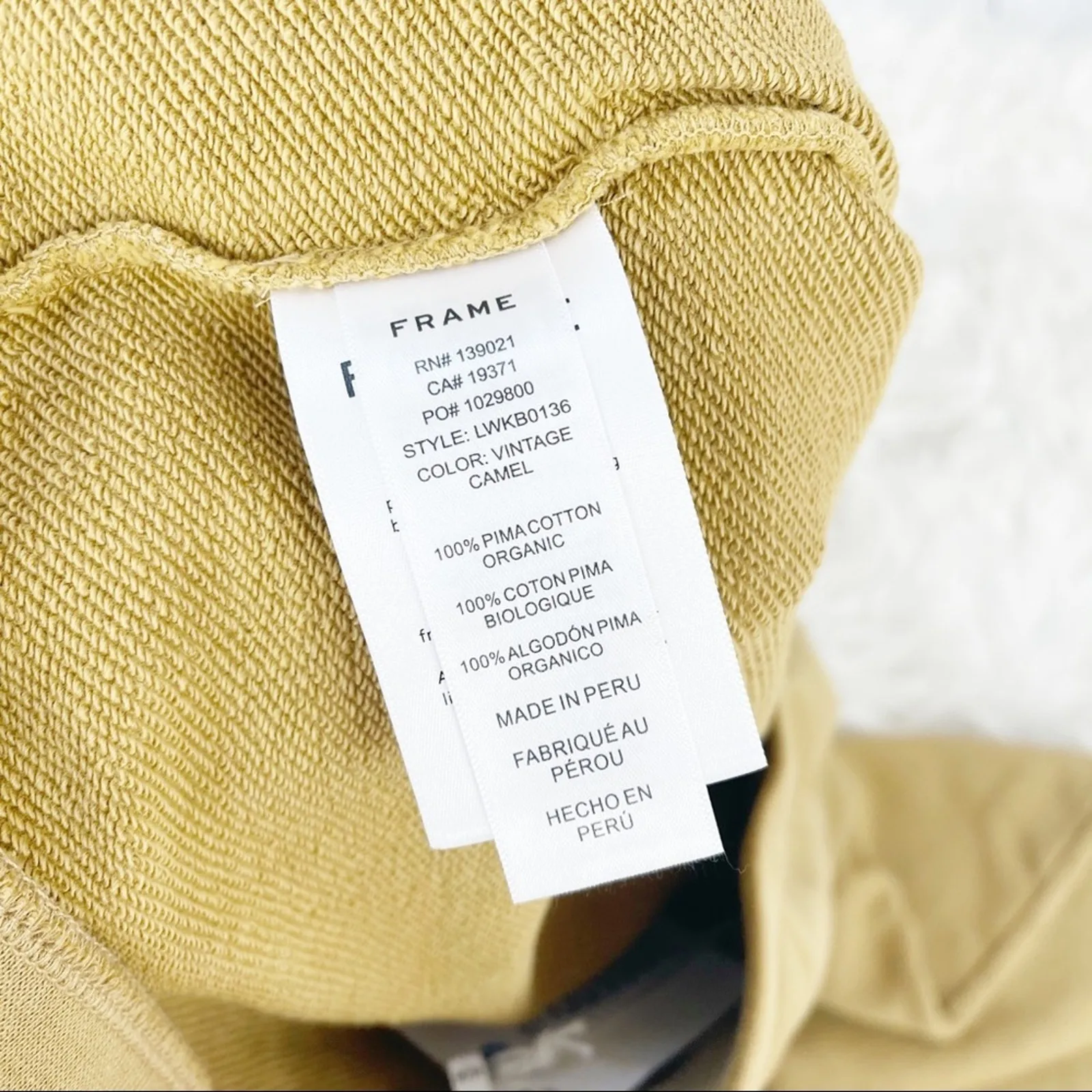 Frame Easy Pants‎ in Vintage Camel Size Medium - Image 6