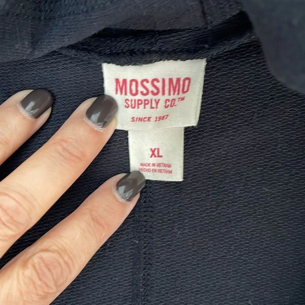 Mossimo & Co. Women’s Hooded Sweatshirt. Size XL Black Black - Image 5