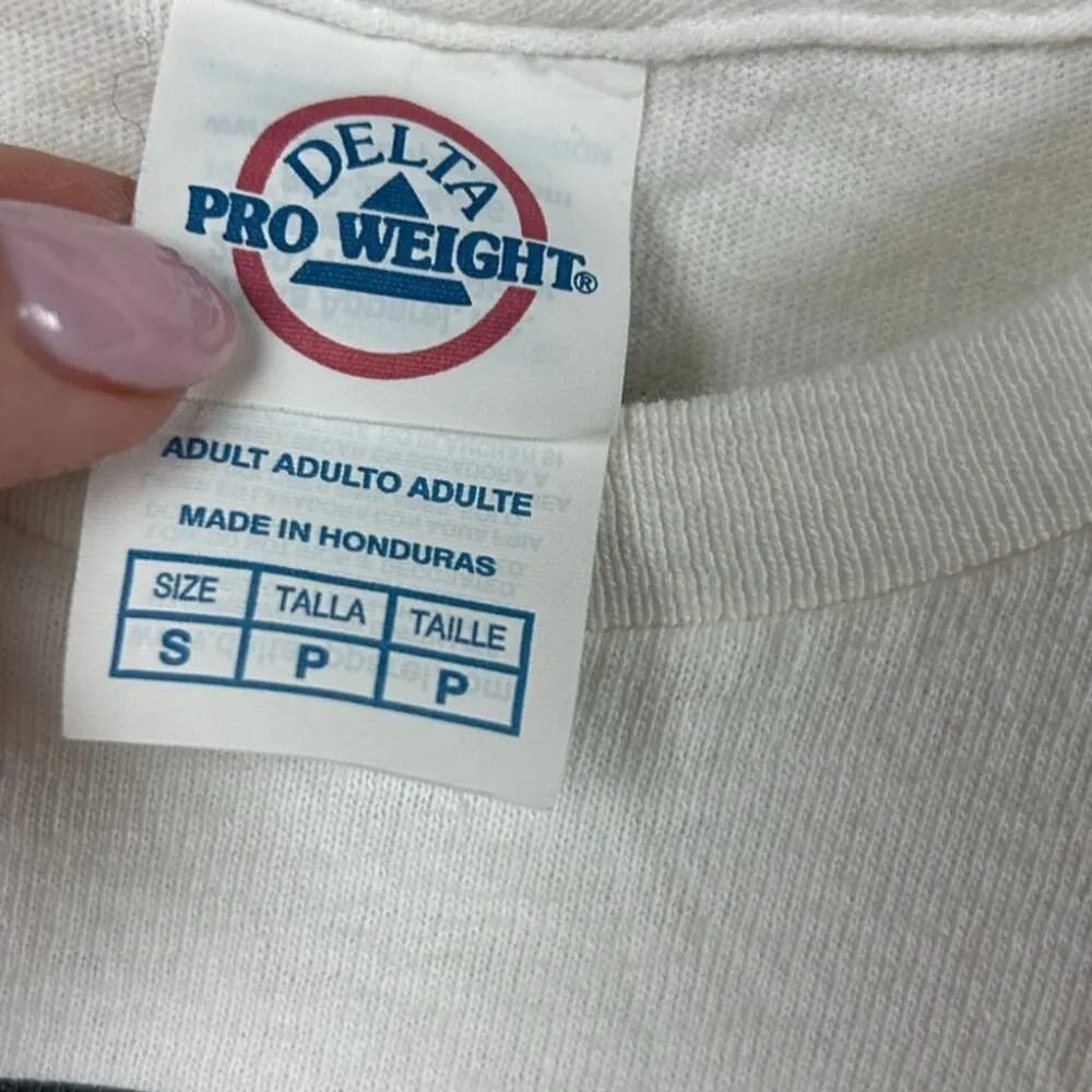 Gold’s Gym Santa Barbara White Tee size S - Image 3