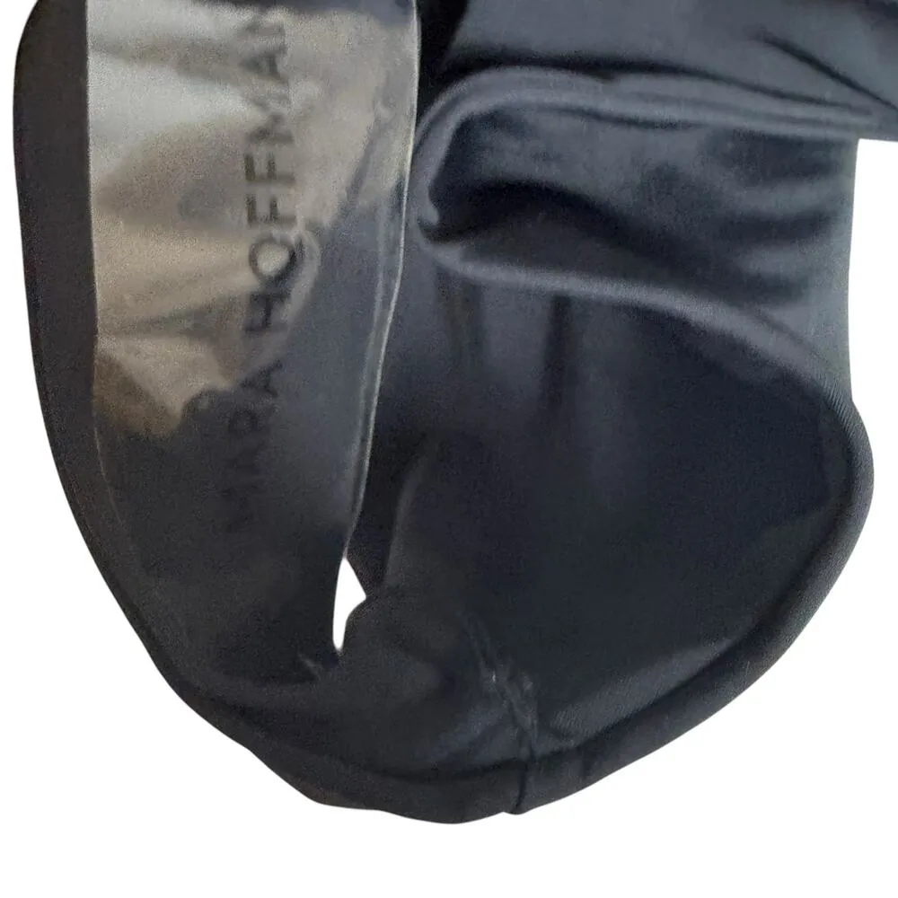 Mara Hoffman Audrey Black Plunge Neck One Piece Swimsuit Size XS - Image 5