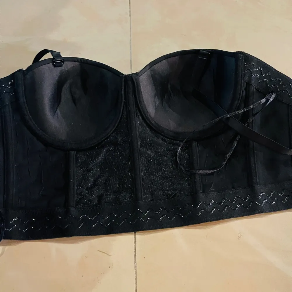 Colorful Rhinestone Push Up Bra Clubwear Party Bustier Crop Top SZ LARGE - Image 6