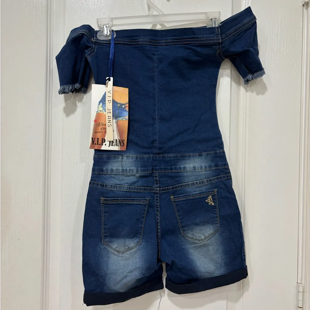 VIP Dark Blue Denim Off - Image 3