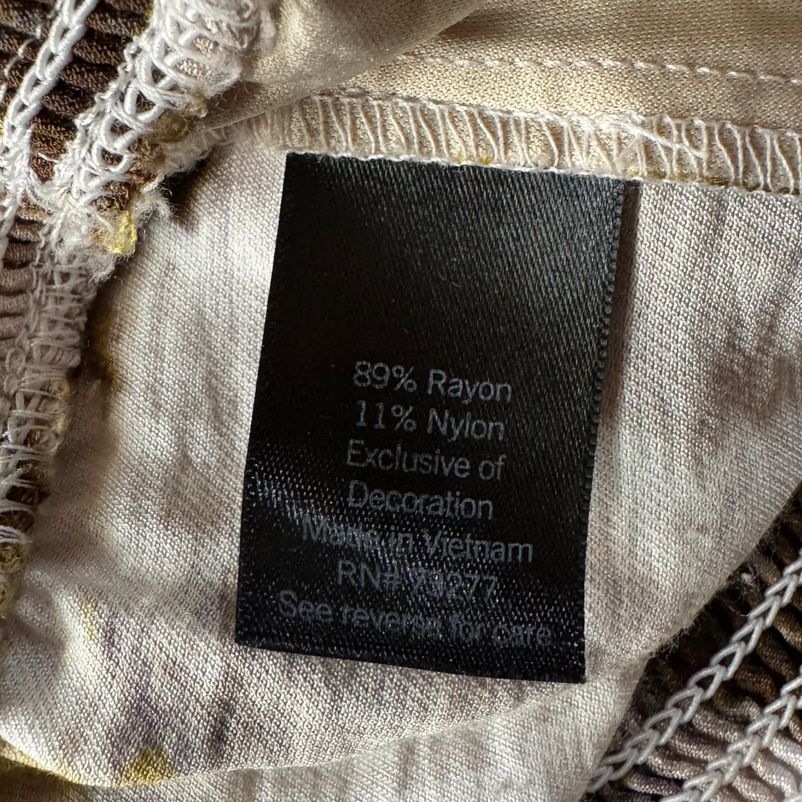 Simply Vera Vera Wang X-Large Wide-Leg Crop Pants Tie-Dye Pockets Smocked Multi - Image 8