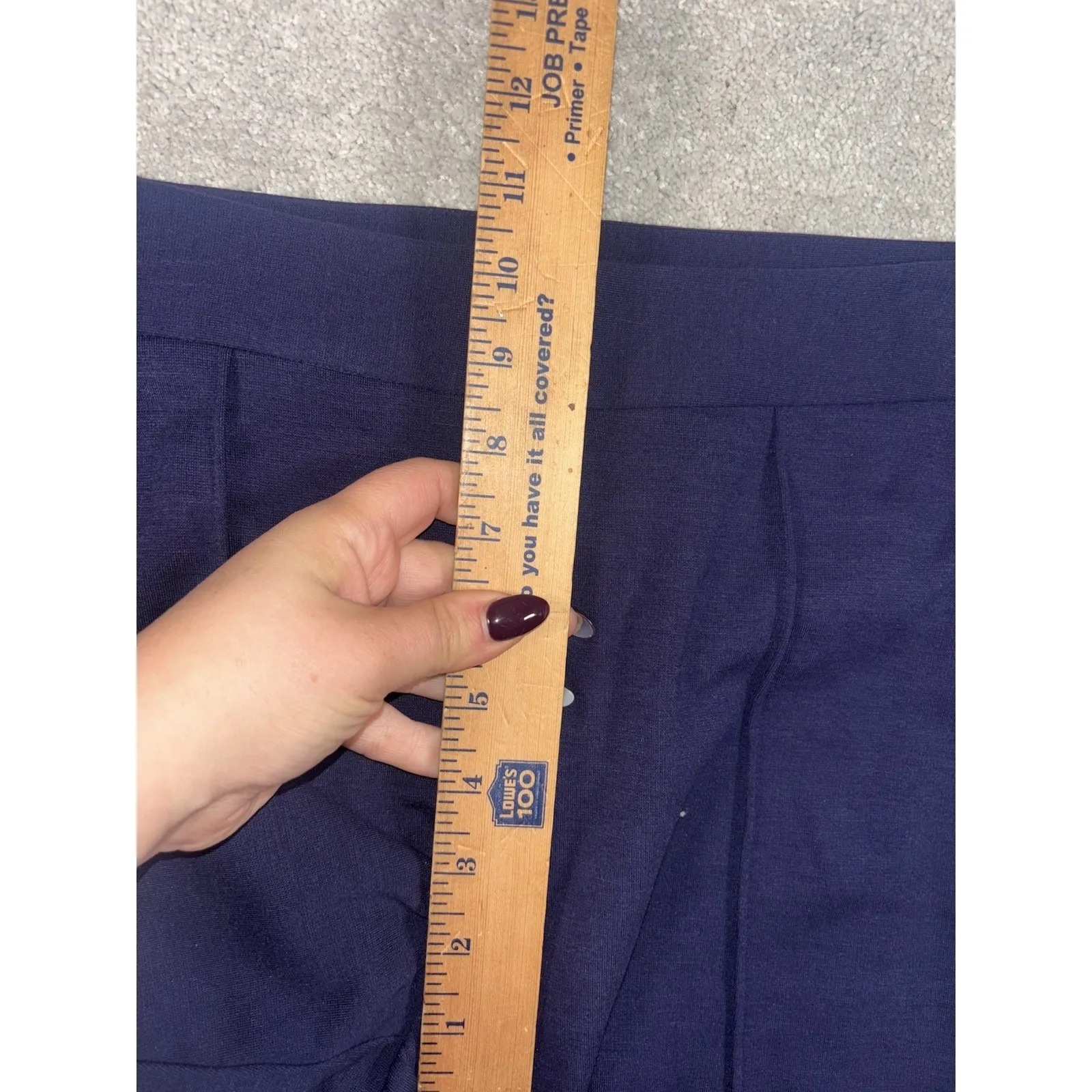 lilly pulitzer davey pant navy medium NWT *hemmed ponte pull on - Image 8