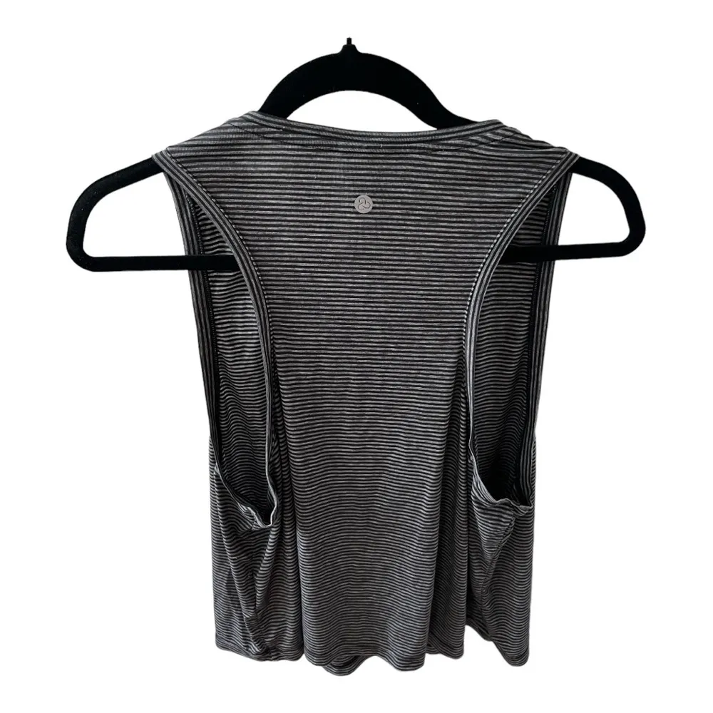 Women’s Zella Work For It Racerback Striped Tank - Image 3