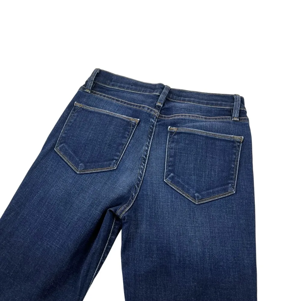 FRAME Denim Le High Straight Blue Jeans - Image 11