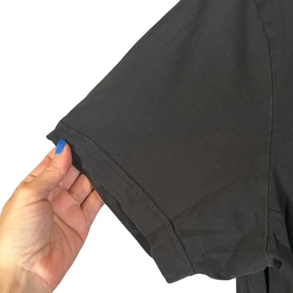 Puma Black Logo Puma Cat Cotton Short Sleeve Casual T-Shirt Men Sz L - Image 5