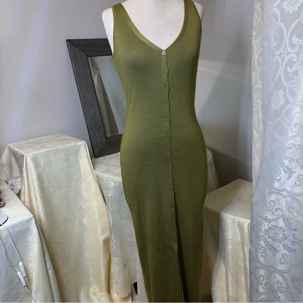 Forever 21 Olive Knit Top - Image 6