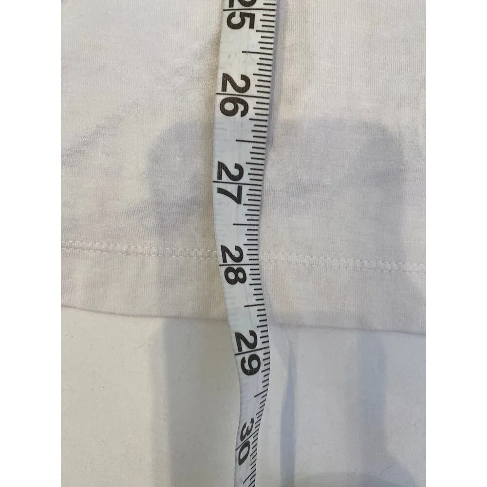 Chico’s White Long Sleeve Stretchy Knit Top Vintage Y2K EUC Sz 16 V-Neck Rayon - Image 11