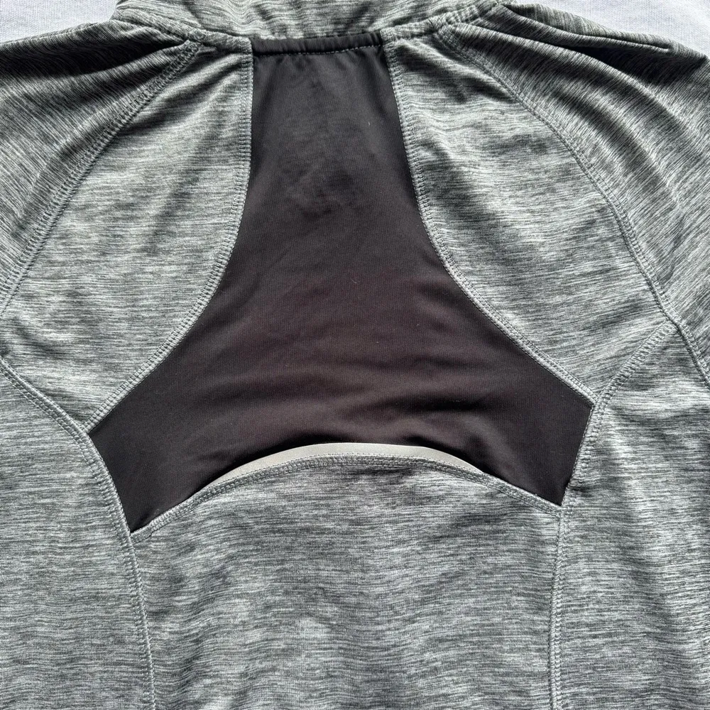 Danskin Now Black & Gray Zip Front Active Jacket Women’s Size Small - Image 9