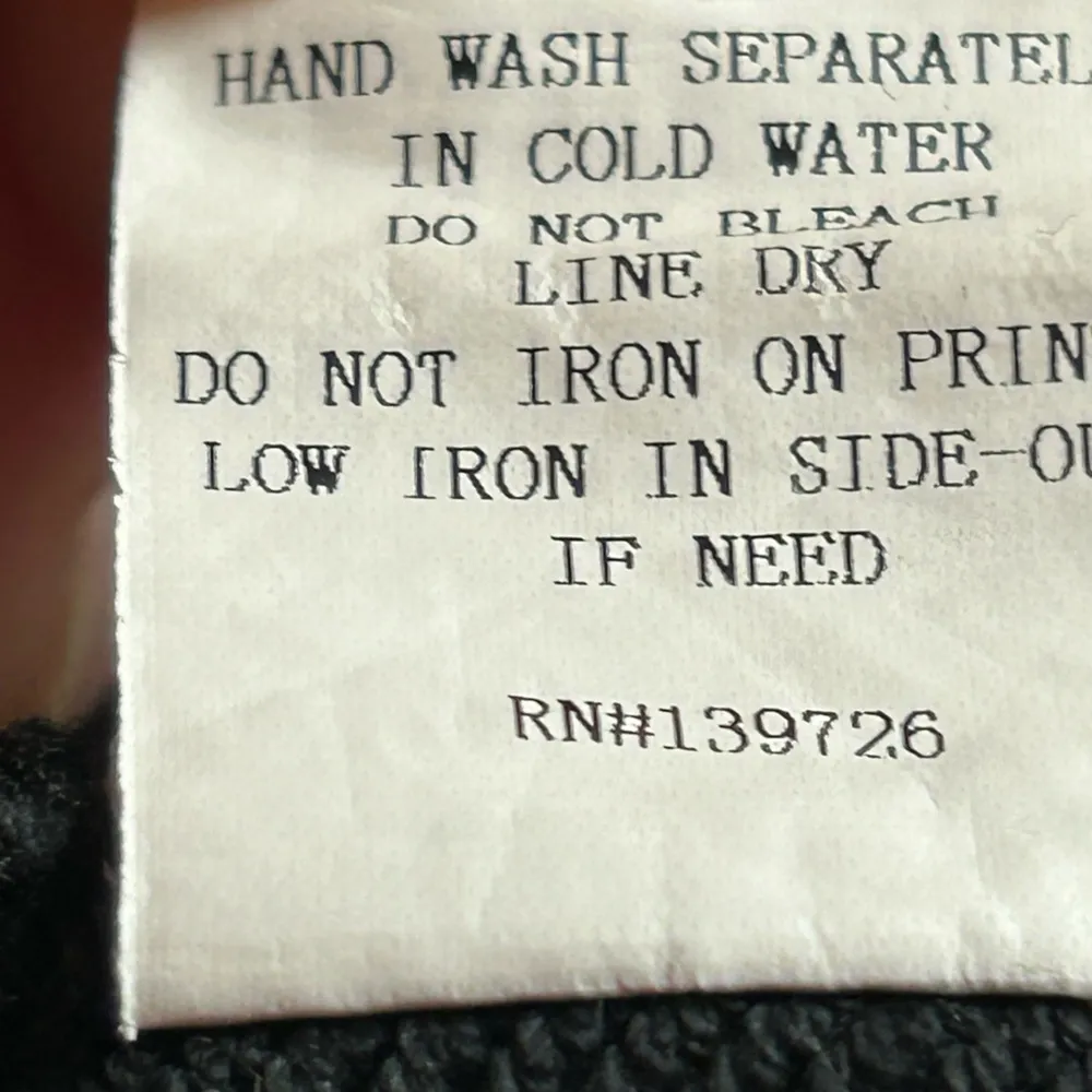 Black Kittenish Crewneck Sweatshirt, Gold cat Logo & logo written on back, SZ LG - Image 9