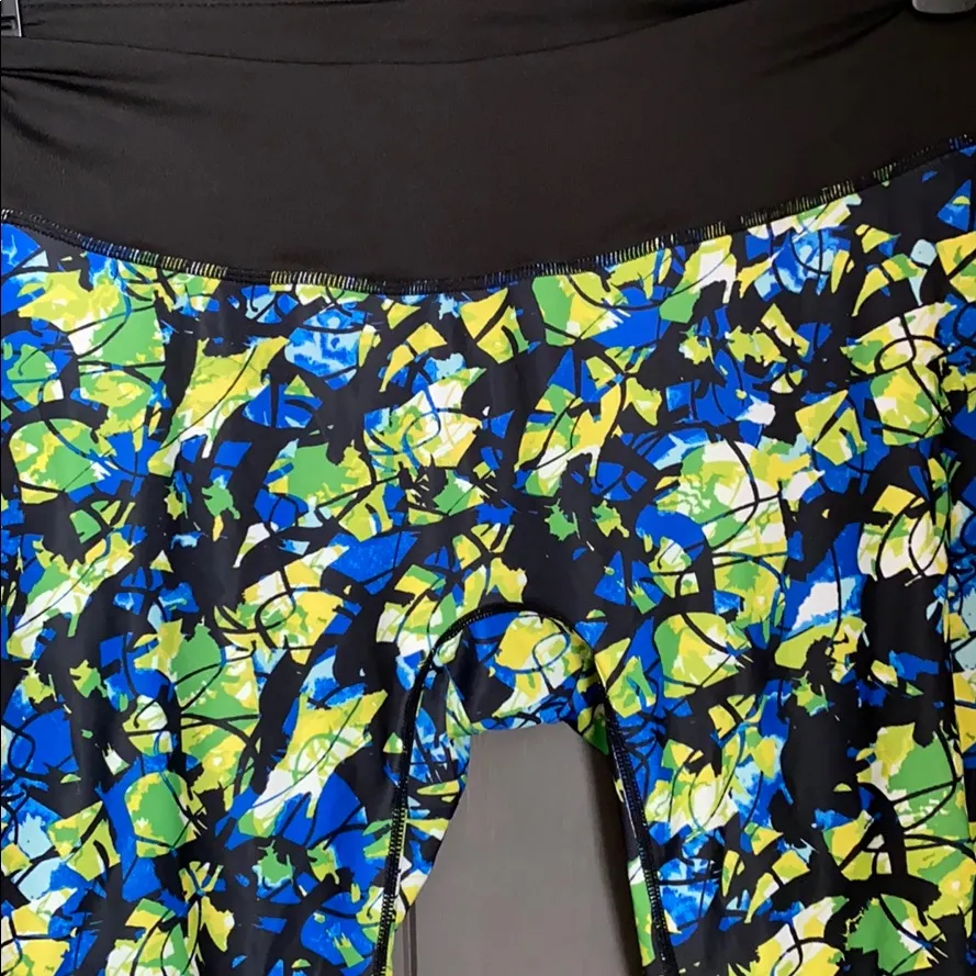 Cropped legging , nice print Black Size 12 - Image 2