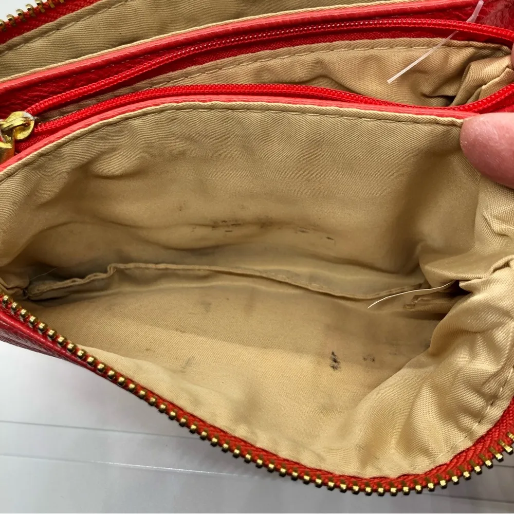 Michael Kors Wallet Clutch Wristlet Coral - Image 11