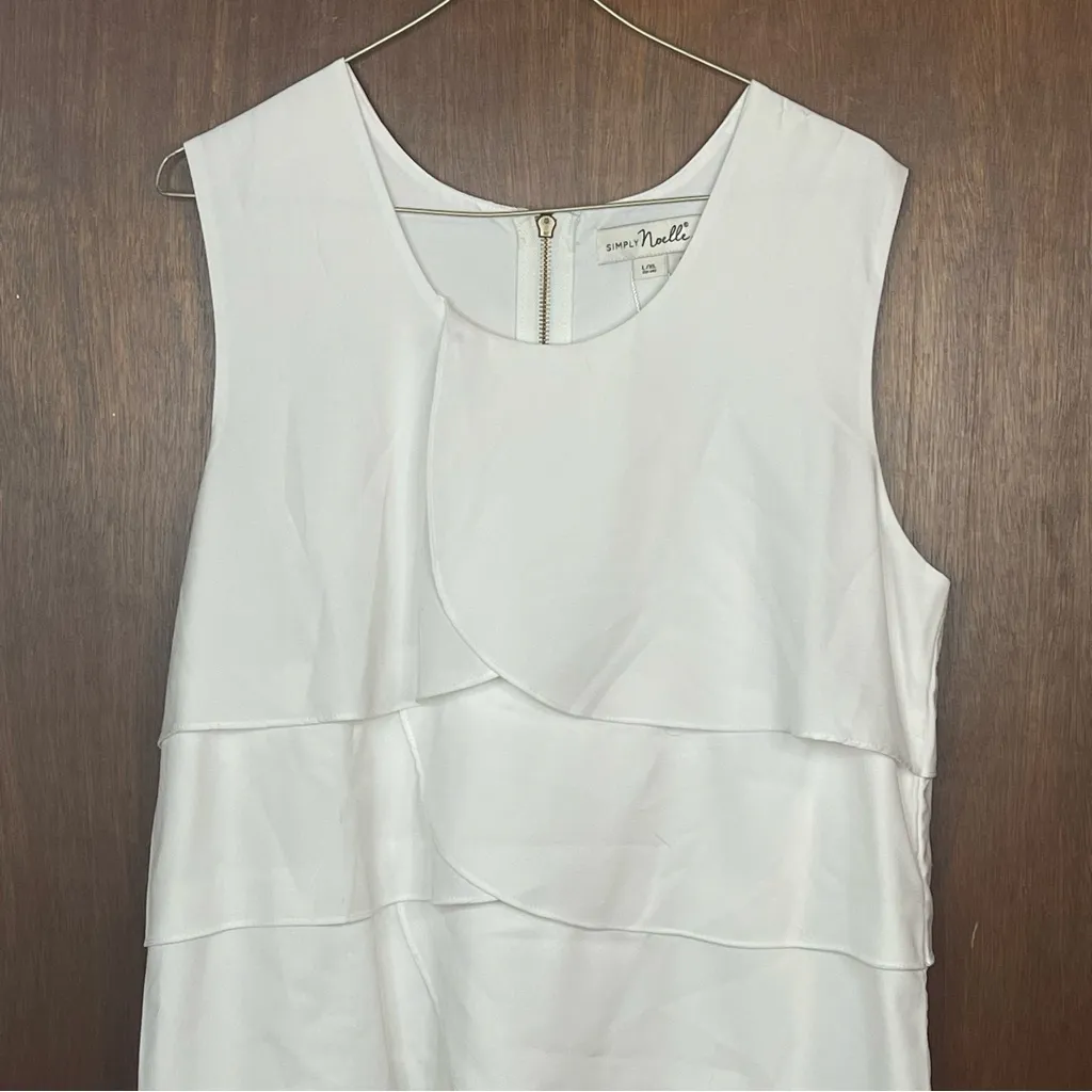 NWT Simply Noelle Woman’s Black & White Classic Dress Size L/XL - Image 2