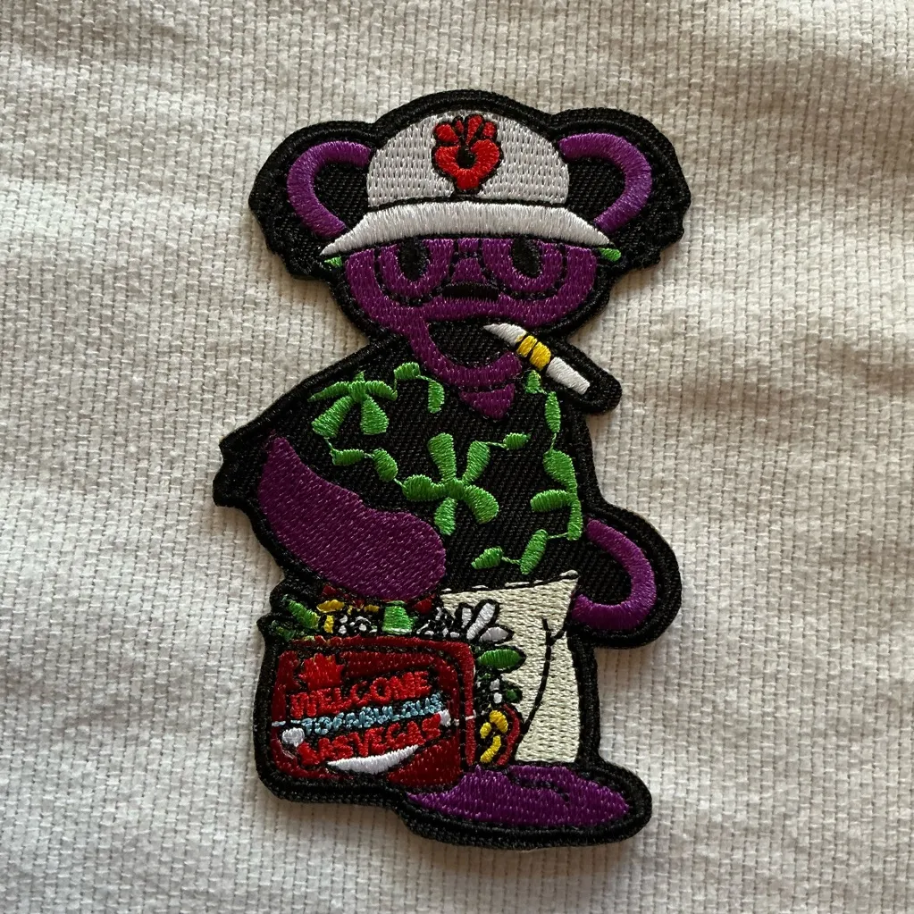 Grateful Dead Hunter Thompson Dancing Bear Patch - Image 2