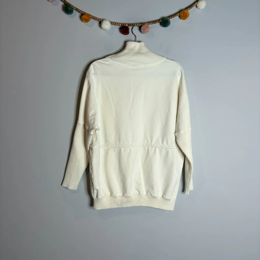 VARLEY Adelaine Sweatshirt in Ivory - Image 6