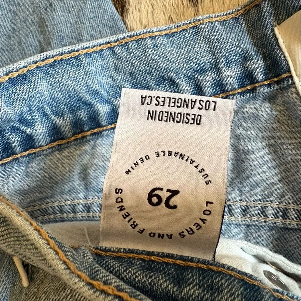 LOVERS‎ + FRIENDS Lennon Super High Rise Wide Leg Jeans SIZE 29 - Image 6