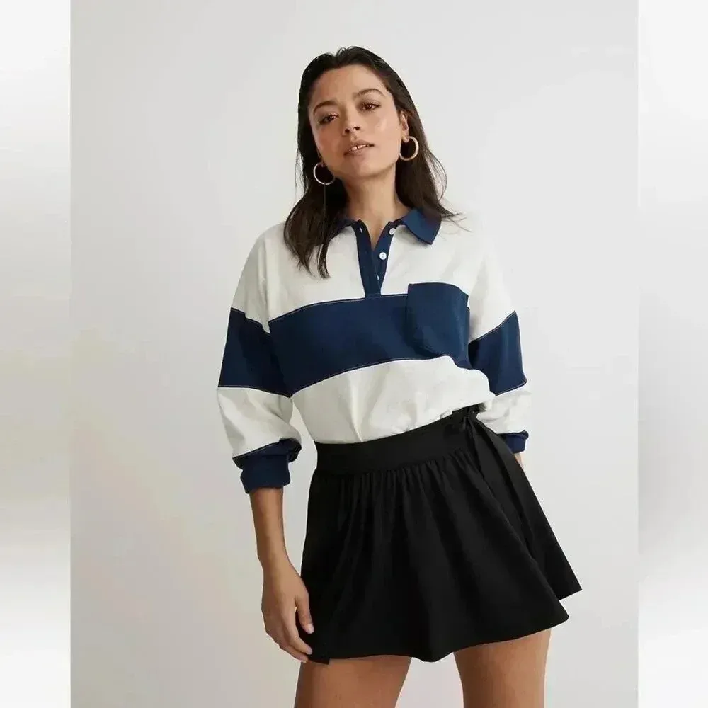 Madewell Flex Wrap Skort Black XS NWT - Image 2