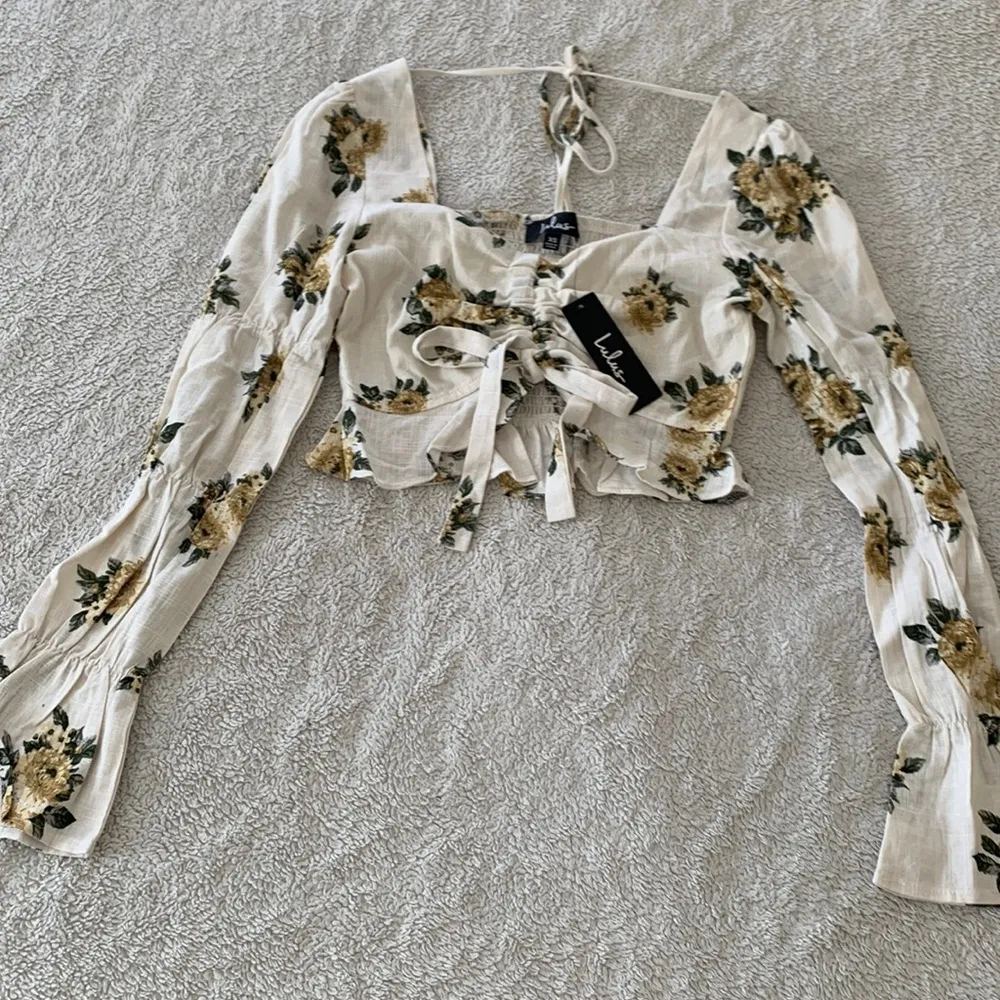 Lulus | Spring On Linen Blend Top - Image 3