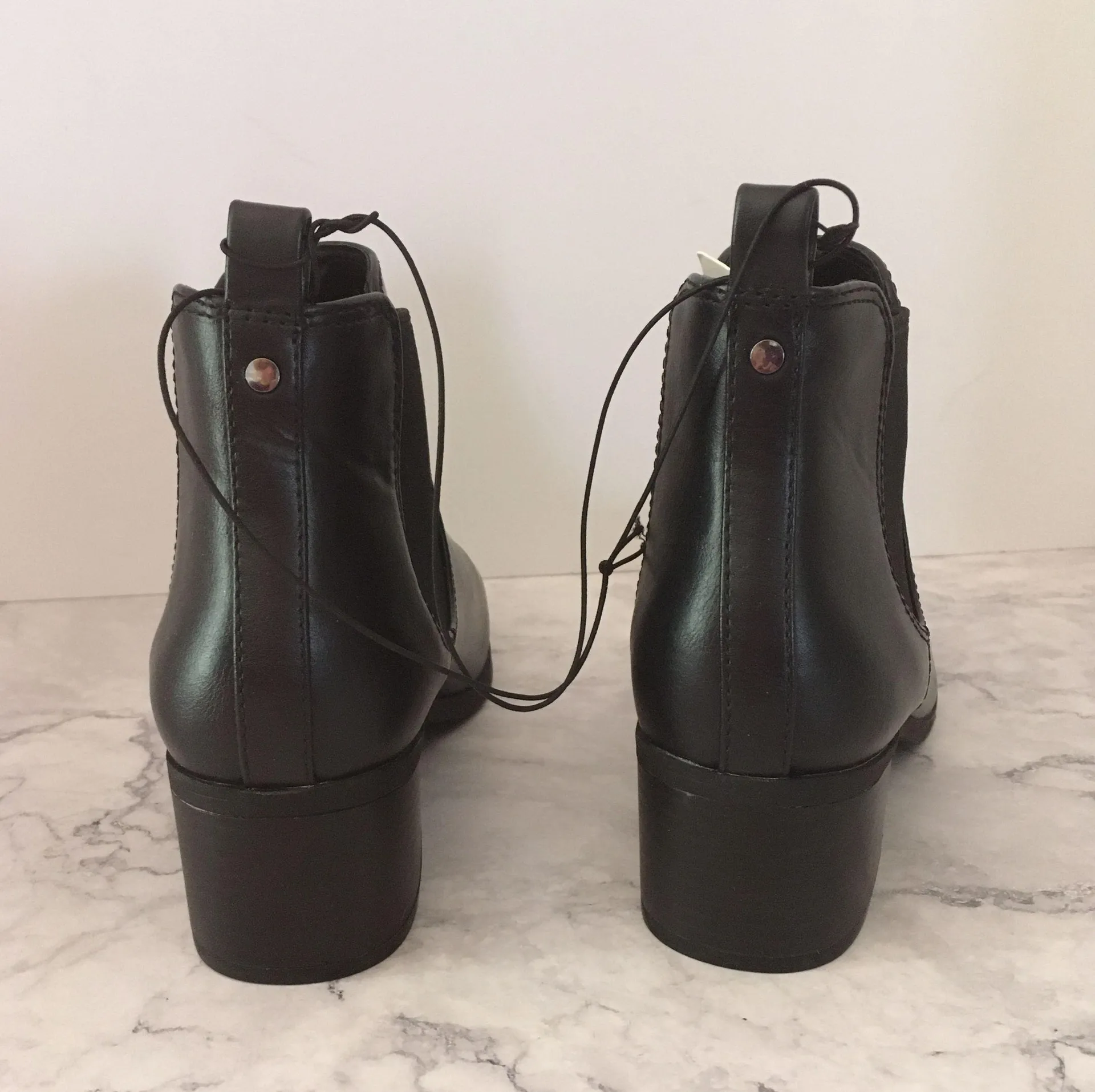 Black Ankle Boots, Size 7 1/2 - Image 4