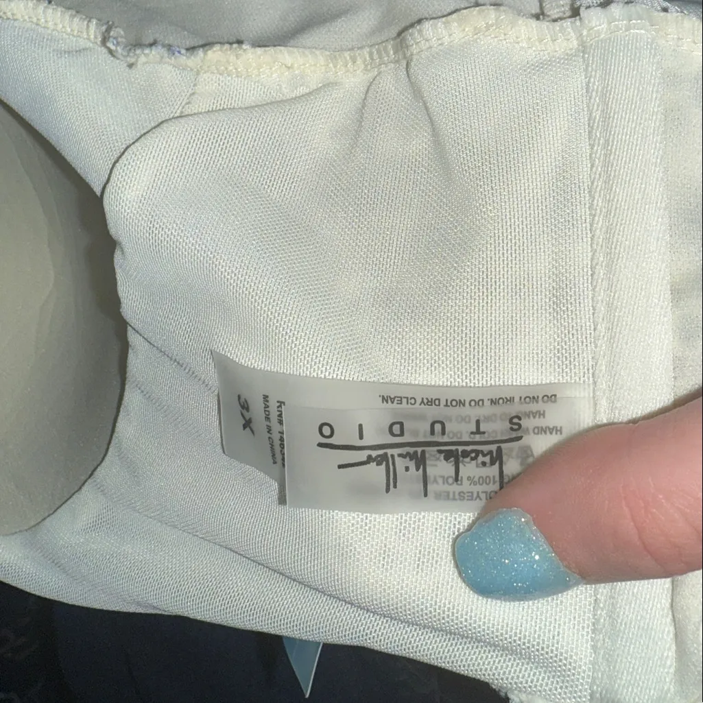 NWT Nicole Miller One Piece Bathing Suit - Image 4