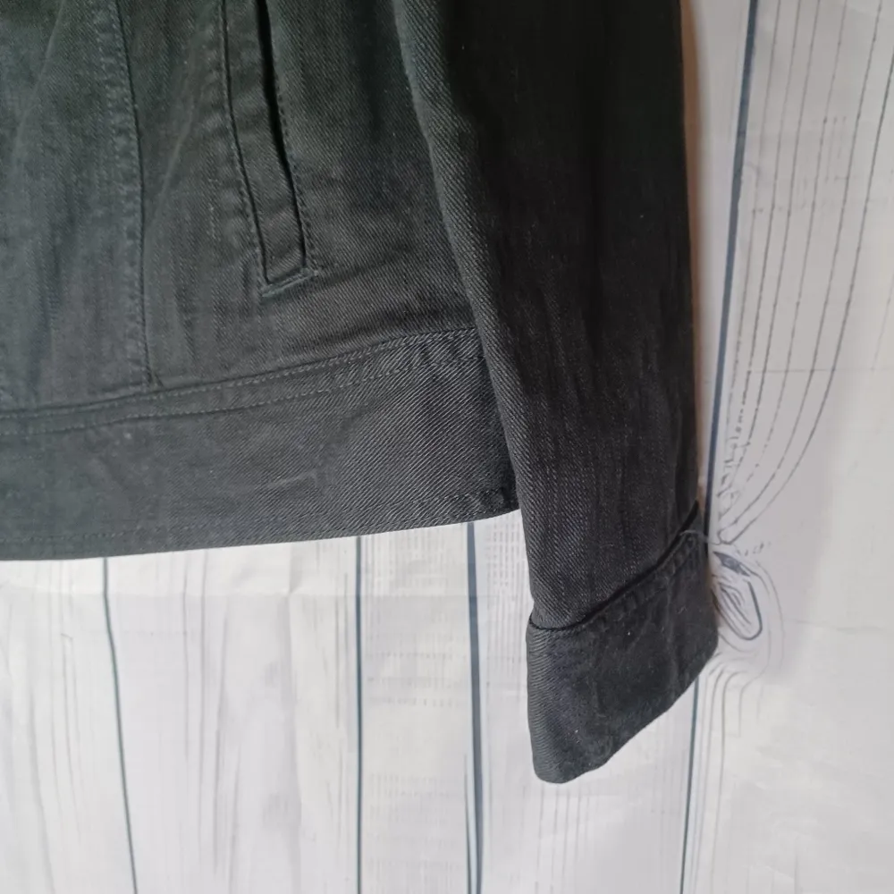 Relativity  Black Denim Jacket - Image 4