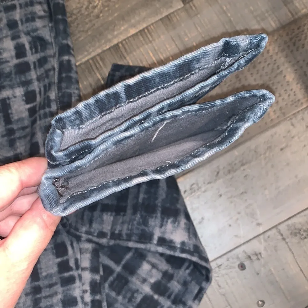 Cabi Jeans Skinny Plaid‎ Blue Womens Size 2 Stretch Slim Fit Pants - Image 7