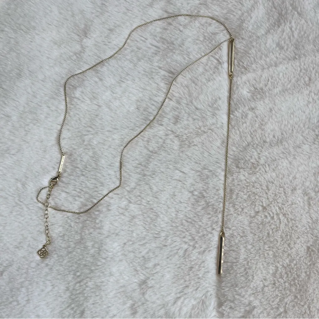 Kendra Scott Shelton 14K Gold Y Necklace - Image 2