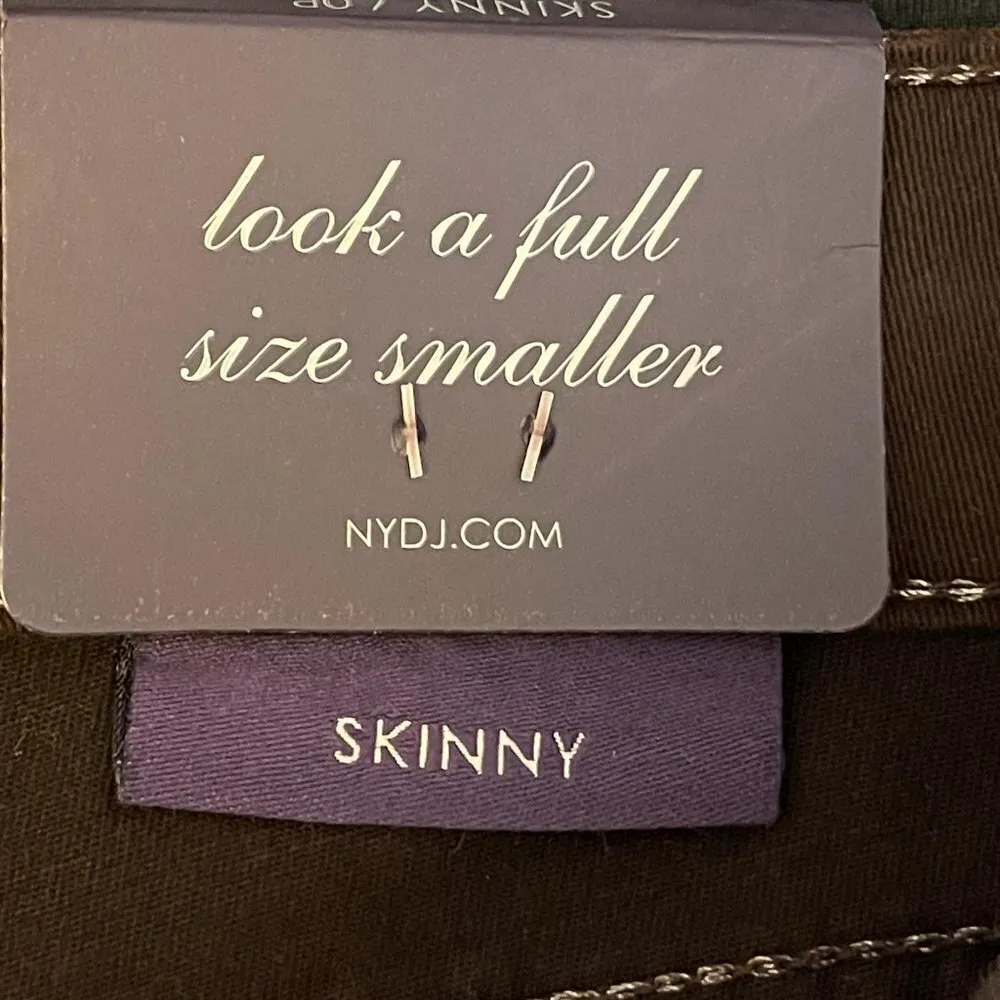 NWT NYDJ Tummy Tuck Ganache Copper Coated Skinny J - Image 8