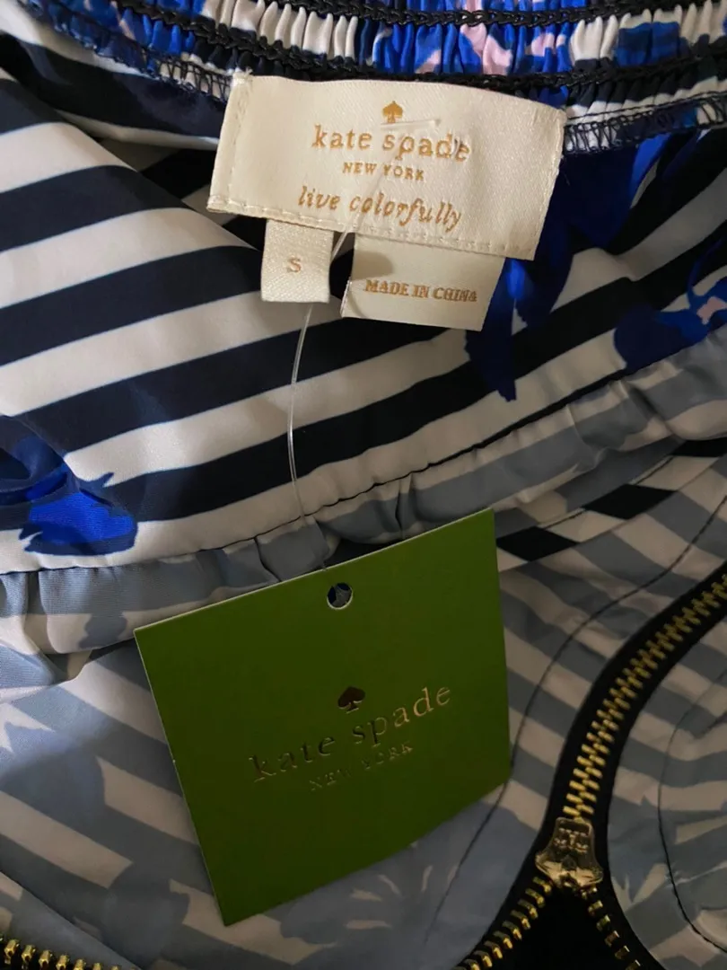 Kate Spade Hibiscus Stripe Jacket - Image 3