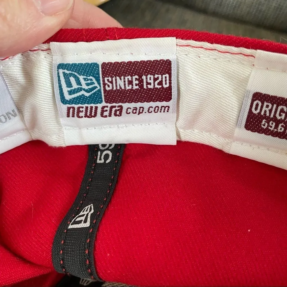 New Era Cincinnati Reds MLB Baseball Cap Hat 7.5 - Image 8
