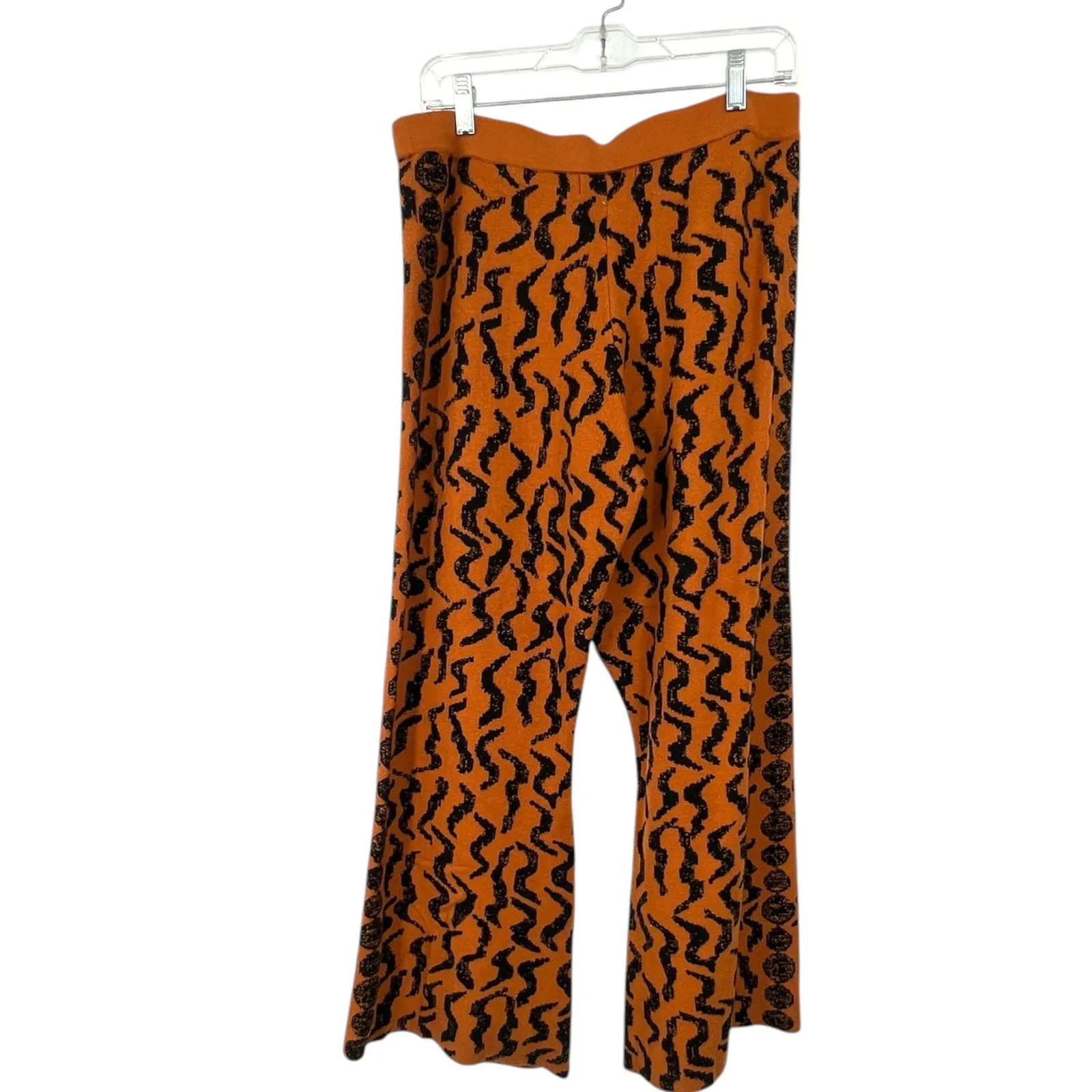 Emma Mulholland X  Anthropologie L Holiday Knit Flame Pants Wide Leg Sweater - Image 6