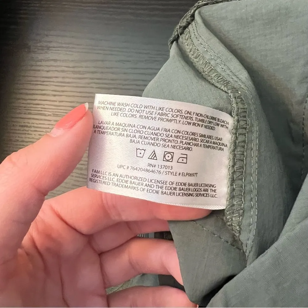 ✨ Eddie Bauer Women’s Gray Blue Hiking Pants Small - Image 7