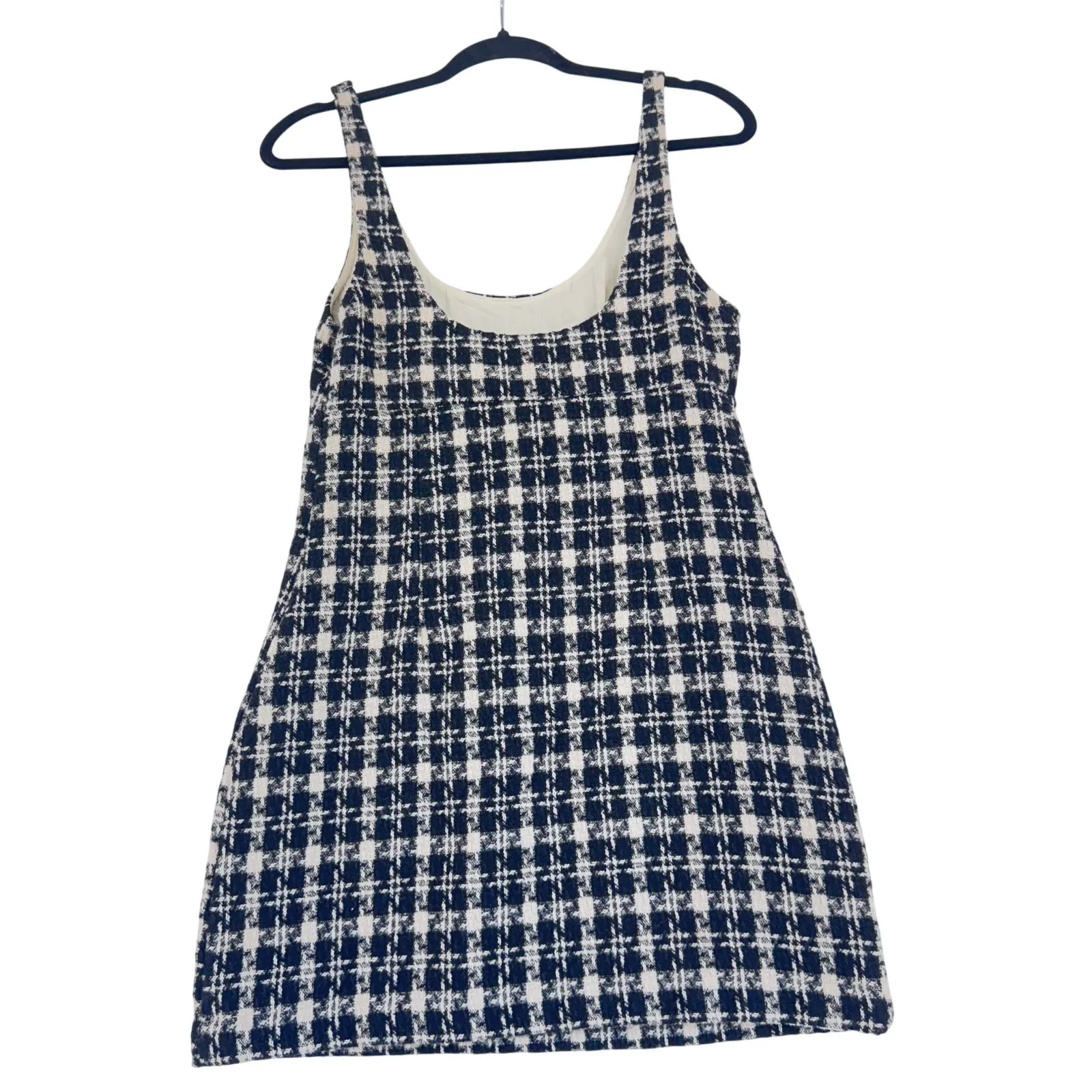 Urban Outfitters Plaid Tweed Mini Dress Preppy Y2K 90s Indie Grunge Women’s M - Image 3